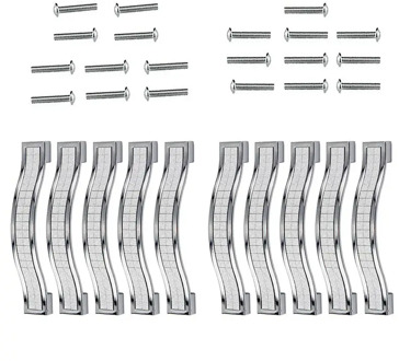 Crystal Drawer Knobs Europe Style Zine-Alloy Furniture Door Pull Handle for Dresser Cabinet Cupboard Kitchen Knobs Set of 10 (96