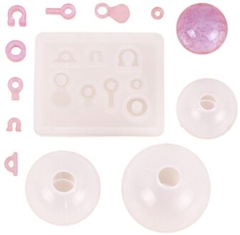 Crystal Epoxy Siliconen Gieten Mal Handgemaakte Diy Sieraden Ambachten Maken Mold Decoratie Bol Mal