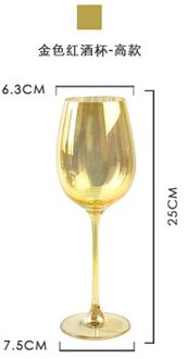 Crystal Glass Electroplated Zilver Grijs Gradiënt Champagne Cocktail Wijnglas Metalen Beker Soberer F
