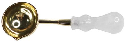 Crystal Handvat Zegellak Lepel Koper Seal Stamp Wax Bead Tablet Smelten Brandende Lepels Voor Scrapbooking Album Envelop Decra 90x29mm