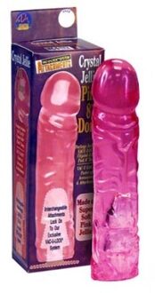 Crystal Jelly - Dildo - Roze - Ø 4 cm