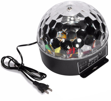 Crystal Magic Ball Effect Lighting Lamp LED Party Disco Club DJ Light Bulb Sound Control Light DMX512 Laser KTV Lumiere Beam