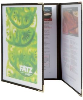 Crystal menuhouder trio