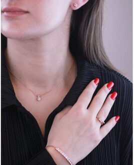 Crystal Mia Sets - Roségoud en kristal - One Size