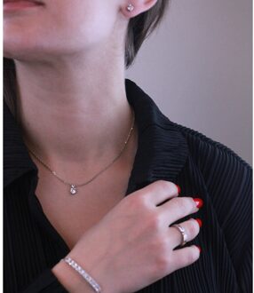 Crystal Mia Sets - Zilver en Kristal - One Size