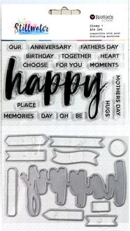 Crzcrafter Clear Stempel En Metalen Stansmessen Set Scrapbooking Kaartmaken Journal Stempel En Stansmessen