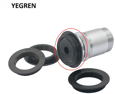 CS-C C-RMS Adapter Ring Objective Lens Adapter RMS to C CS Thread C-Mount for Industrial Camera M20 M25 Macro Photography