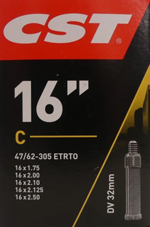 CST binnenband 16 inch (47/62-305) DV 32 mm Zwart