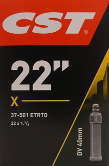 CST binnenband 22 x1 3/8 (37-501) HV 40mm zwart