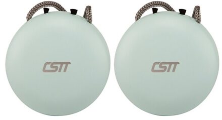 Cstt 2 Pcs Persoonlijke Wearable Mini Draagbare Oplaadbare Opknoping Nek Negatieve Ionen Luchtreiniger