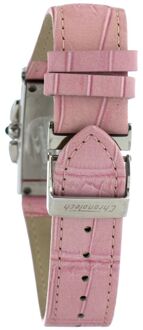 Ct7018b02 Roze Leren Horloge