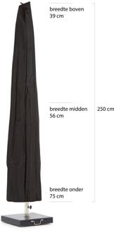 Cuba parasol 300x300cm - Laagste prijsgarantie! Taupe