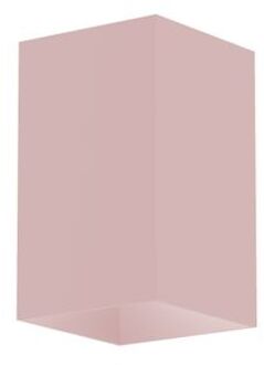 Cube Plafondlamp, 1x Gu10, Metaal, Roze, H10cm