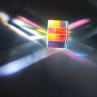 Cube Prism 12.7X12.7Mm Cross Dichroic Spiegel Combiner Splitter Decor Transparant Module Optische Glas Klasse Speelgoed