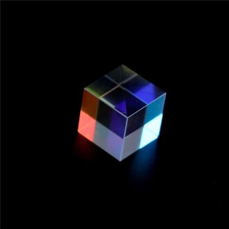 Cube Prisma Defecte Cross Dichroic Spiegel Combiner Splitter Decor Transparant Module Optische Glas Klasse Speelgoed