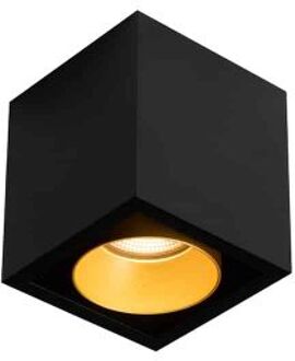 Cube R Opbouwspot - Zwart Goud