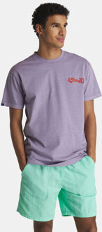 Cubed T-shirt Paars - M