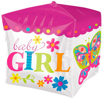 Cubez ballon Baby Girl