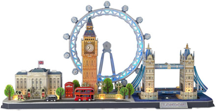 CubicFun 3D Puzzel - City Line London LED (107)
