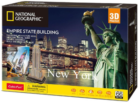 CubicFun 3D Puzzel - The Empire State Building (66 stuks)