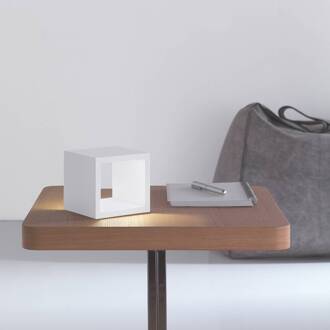 Cubò - LED tafellamp, wit