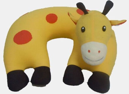 Cuddlebug Nekkussen Giraffe 30 X 30 Cm Geel