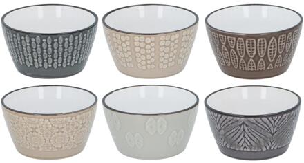 Cuisine Elegance Kom reactive glaze 260ml Ø11xh5,6cm verschillende