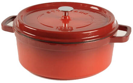 Cuisinova Braadpan Gietijzer Ø 20 cm 2,5 liter Rood