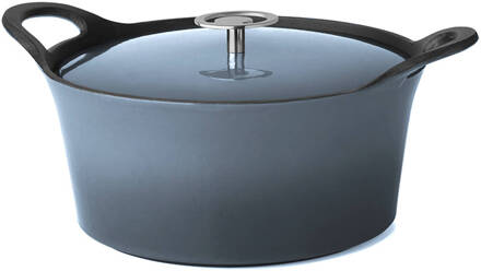 Cuisinox Braadpan - Denim Blue - 25 cm - Gietijzer Blauw