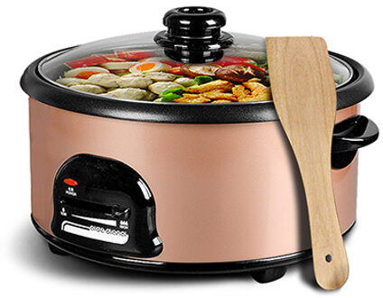 Cukyi 2.8L Multifunctionele Elektrische Hotpot Mini Noedels Fornuis Non-stick Koekenpan Kleine Fornuis Multifunctionele Elektrische Boiler Ons eu goud