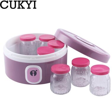 Cukyi Automatische Yoghurt Maker Zeven Kopjes Een Tijd Grote Capaciteit Yourt Diy Cup Niet Te Lekken Draagbare Snelle Constante
