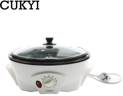 CUKYI Electric Coffee beans Home coffee roaster machine roasting 220V non-stick coating baking tools household Grain drying
