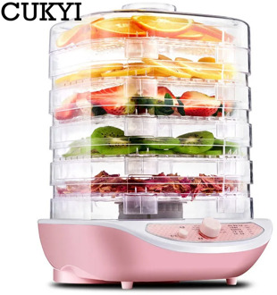 CUKYI Food Dehydrator Fruit Vegetable Herb Meat Drying Machine Pet Snacks food Dryer with 5 trays 220V EU US