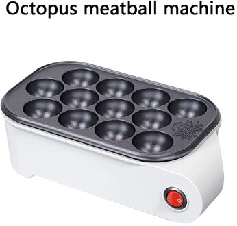 Cukyi Mini Octopus Gehaktbal Maker Elektrische Takoyaki Machine Snapper Cake Bakken Pan Hotdog Ei Omelet Vis-Vorm Cake Oven Octopus Meatball