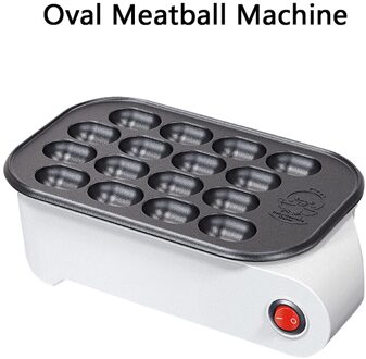 Cukyi Mini Octopus Gehaktbal Maker Elektrische Takoyaki Machine Snapper Cake Bakken Pan Hotdog Ei Omelet Vis-Vorm Cake Oven ovaal Meatball