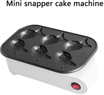 Cukyi Mini Octopus Gehaktbal Maker Elektrische Takoyaki Machine Snapper Cake Bakken Pan Hotdog Ei Omelet Vis-Vorm Cake Oven Snapper cake machine