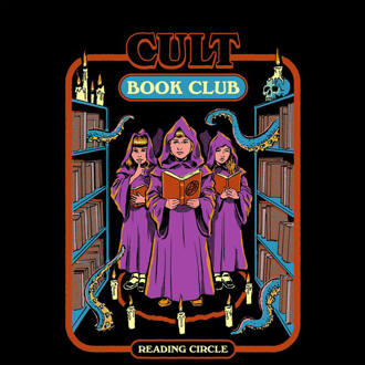 Cult Book Club Men's T-Shirt - Black - XS - Zwart