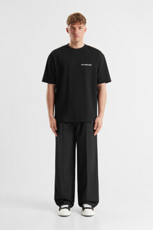 Culture T-shirt Cleo Black/White  M Zwart