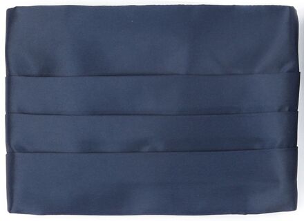 Cumberband Strik Pochet Set Navy - Donkerblauw