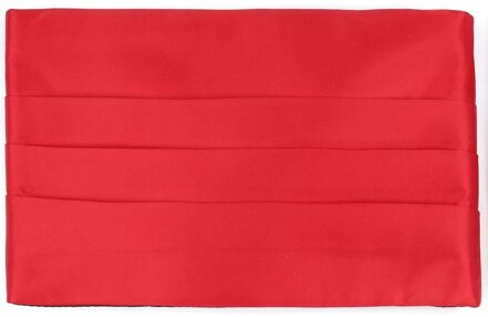 Cumberband Strik Pochet Set Rood