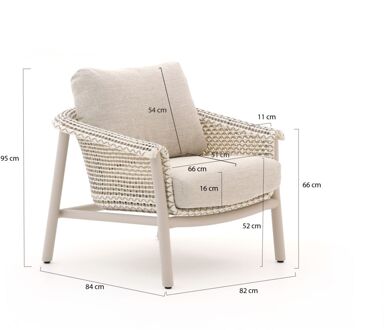 Cuore low dining tuinstoel - Laagste prijsgarantie! Taupe