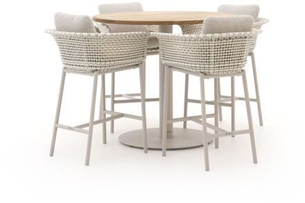 Cuore ø 120cm barset 5-delig - Laagste prijsgarantie! Taupe