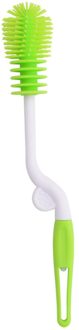 Cup Keuken Hangable Schoonmaken Tool Multi-Functionele Huishoudelijke Schrobben Zuigfles Borstel Draagbare Food-Grade Siliconen Zachte groen