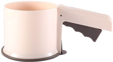 Cup Zeef Semi-Automatische Bakken Zeef Druk Geëxtrudeerd Handvat Eenvoudige Gemak Fijne Mesh Meel Stofdoek Keuken Filter