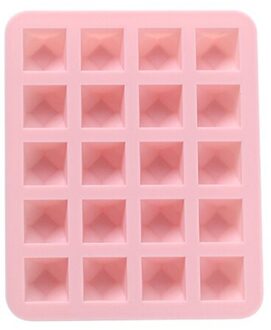 Cupcake Jelly Snoep Decoratie 20 Holte Food Grade Siliconen Onregelmatige Vorm Cakevorm 1Pcs 2 Kleuren Herbruikbare Keuken Benodigdheden Roze