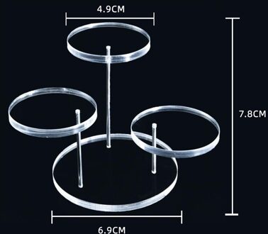 Cupcake Stand Acryl Display Stand Voor Sieraden/Cake Transparant Dessert Rack Bruiloft Verjaardagsfeestje Decoratie Gereedschappen 1