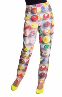 Cupcakes broek dames Multikleur - Print
