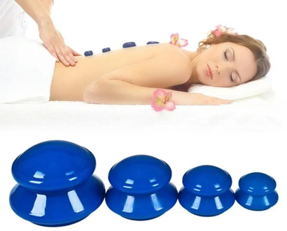 Cupping Can Therapy Massage Sets - Silicone Vacuum Suction Cupping Cups for Face, Muscle and Joint Pain Cellulite