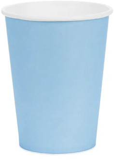 Cups Lichtblauw 250ml (6st)