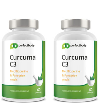 Curcuma (kurkuma) Capsules 2-pack - 120 Plantcaps - PerfectBody.nl